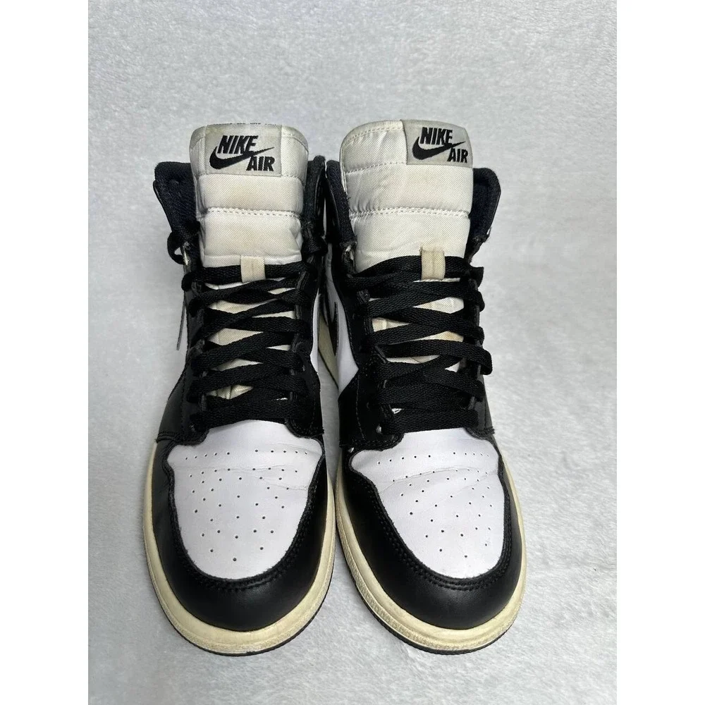 Nike Air Jordan 1 High OG Black White GS 2014 575441-010 Youth Size 7Y